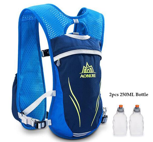5.5L Running Hydration Backpack Vest Marathon Cycling Hiking Bag