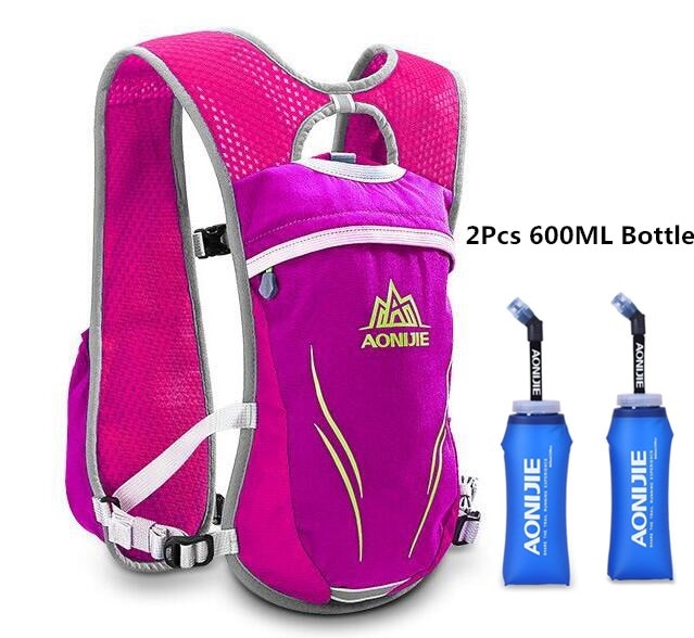 5.5L Running Hydration Backpack Vest Marathon Cycling Hiking Bag