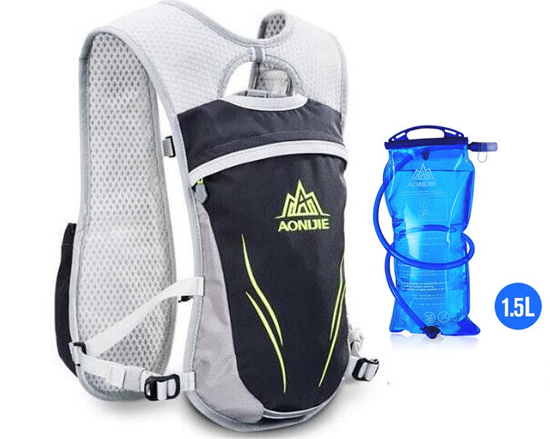 5.5L Running Hydration Backpack Vest Marathon Cycling Hiking Bag