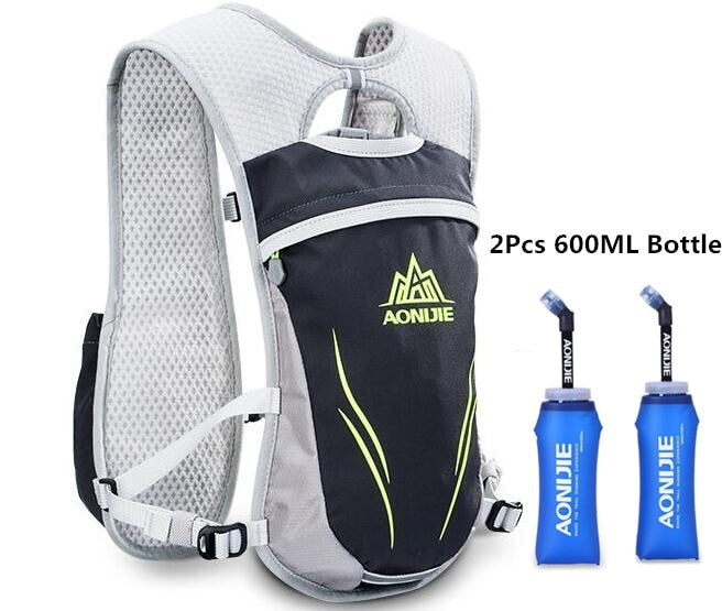 5.5L Running Hydration Backpack Vest Marathon Cycling Hiking Bag