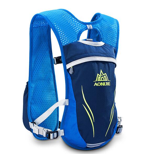5.5L Running Hydration Backpack Vest Marathon Cycling Hiking Bag