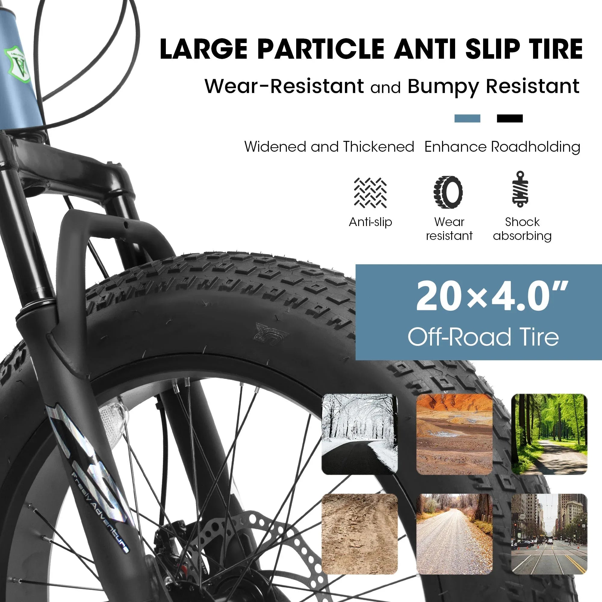 City-Cruizer – 20-Inch Fat Tire Mountain Bike