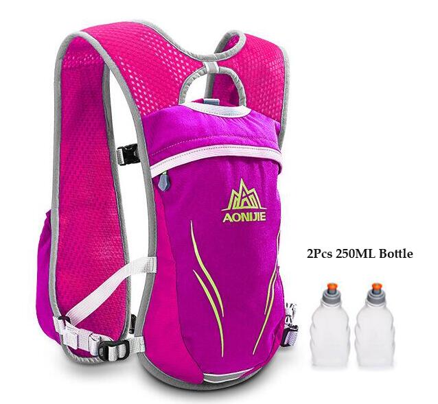 5.5L Running Hydration Backpack Vest Marathon Cycling Hiking Bag