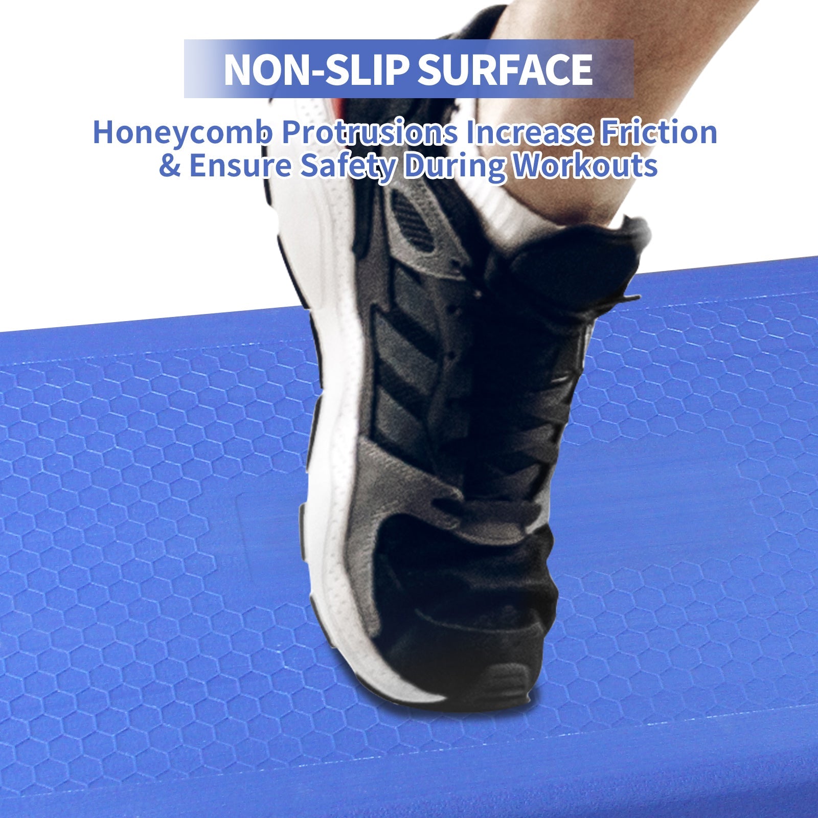 Aerobics Step Platform Adjustable Fitness Stepper Trainer Exercise Board