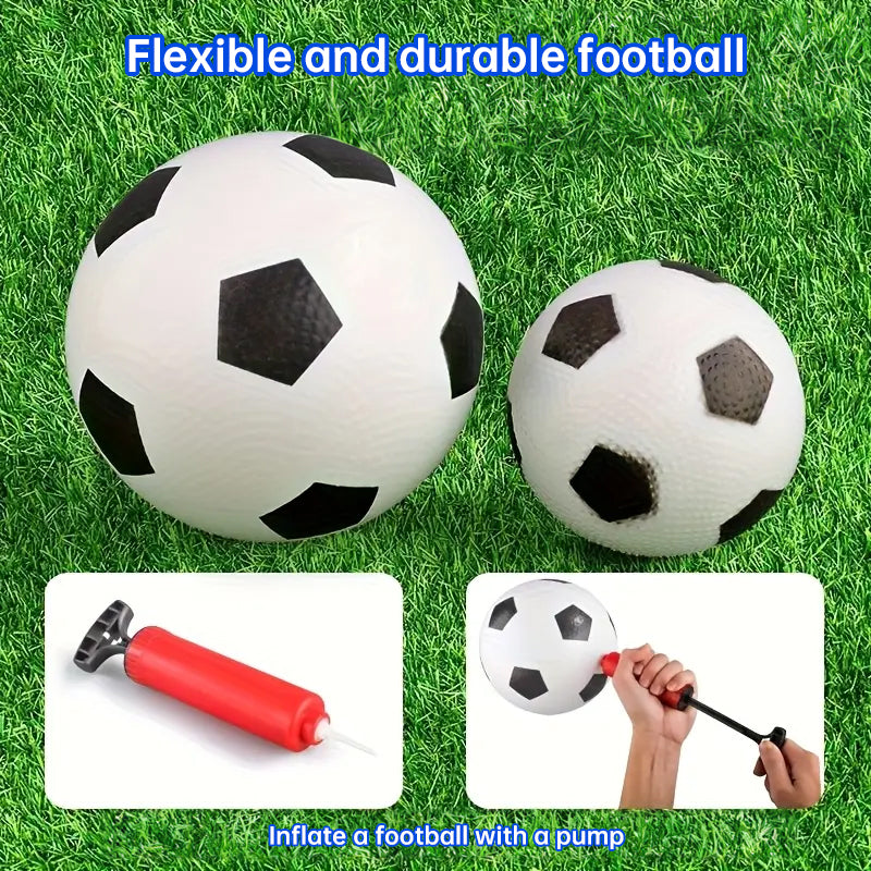 Mini Foldable Soccer Goal Set Portable Kids Indoor Outdoor Training