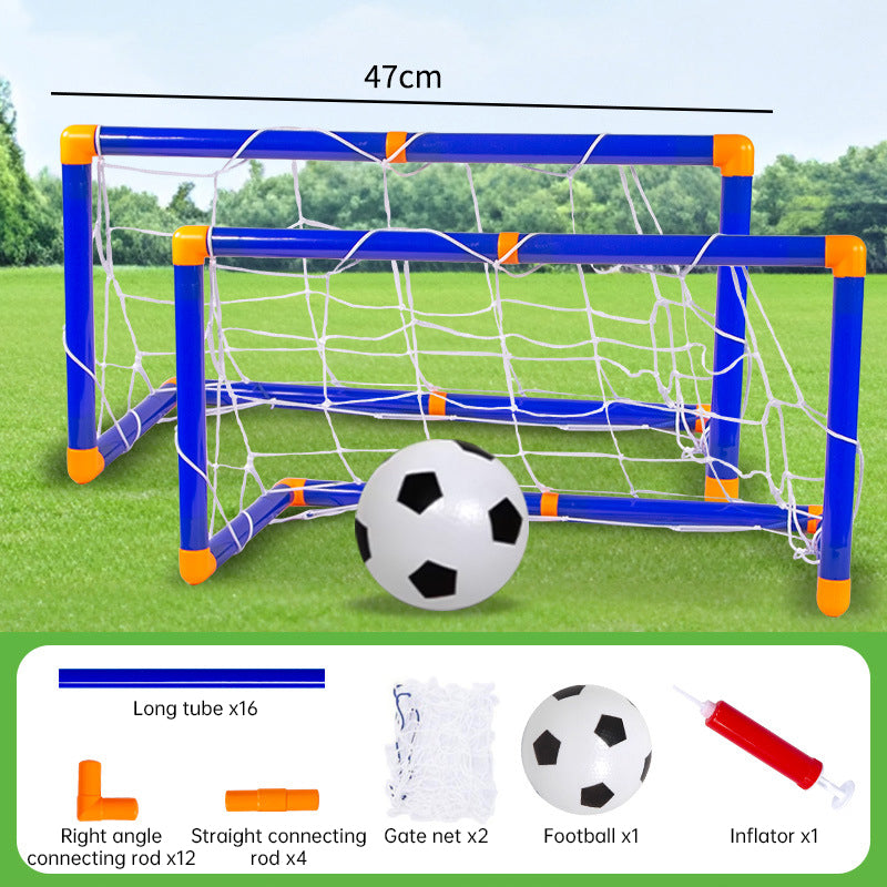 Mini Foldable Soccer Goal Set Portable Kids Indoor Outdoor Training
