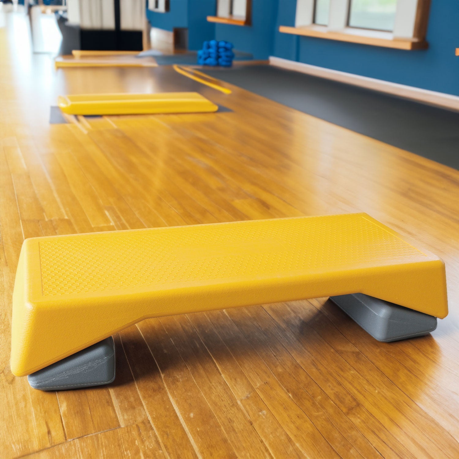 Aerobics Step Platform Adjustable Fitness Stepper Trainer Exercise Board