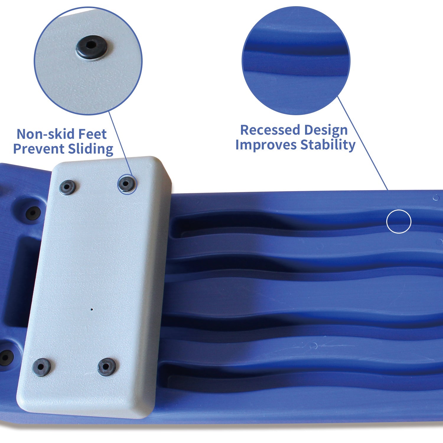 Aerobics Step Platform Adjustable Fitness Stepper Trainer Exercise Board