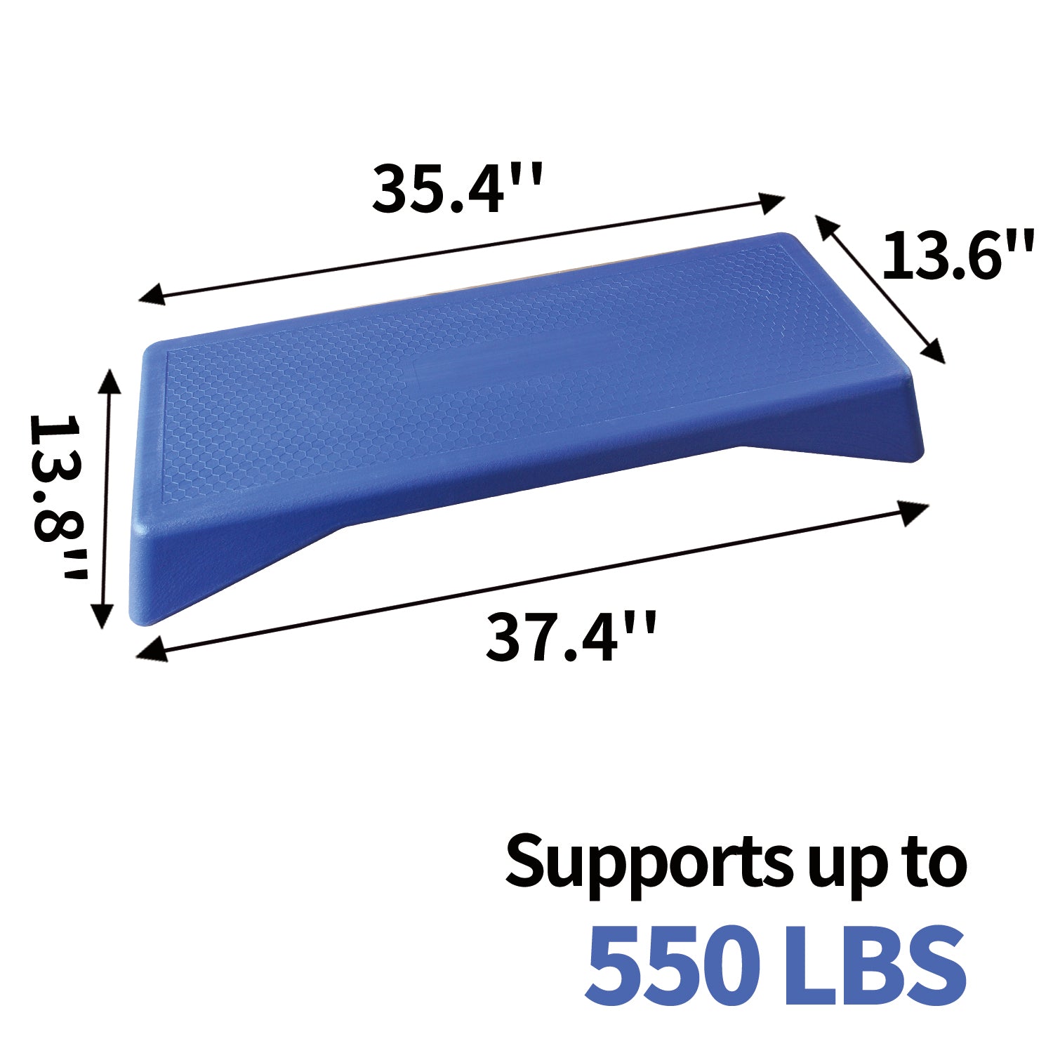 Aerobics Step Platform Adjustable Fitness Stepper Trainer Exercise Board